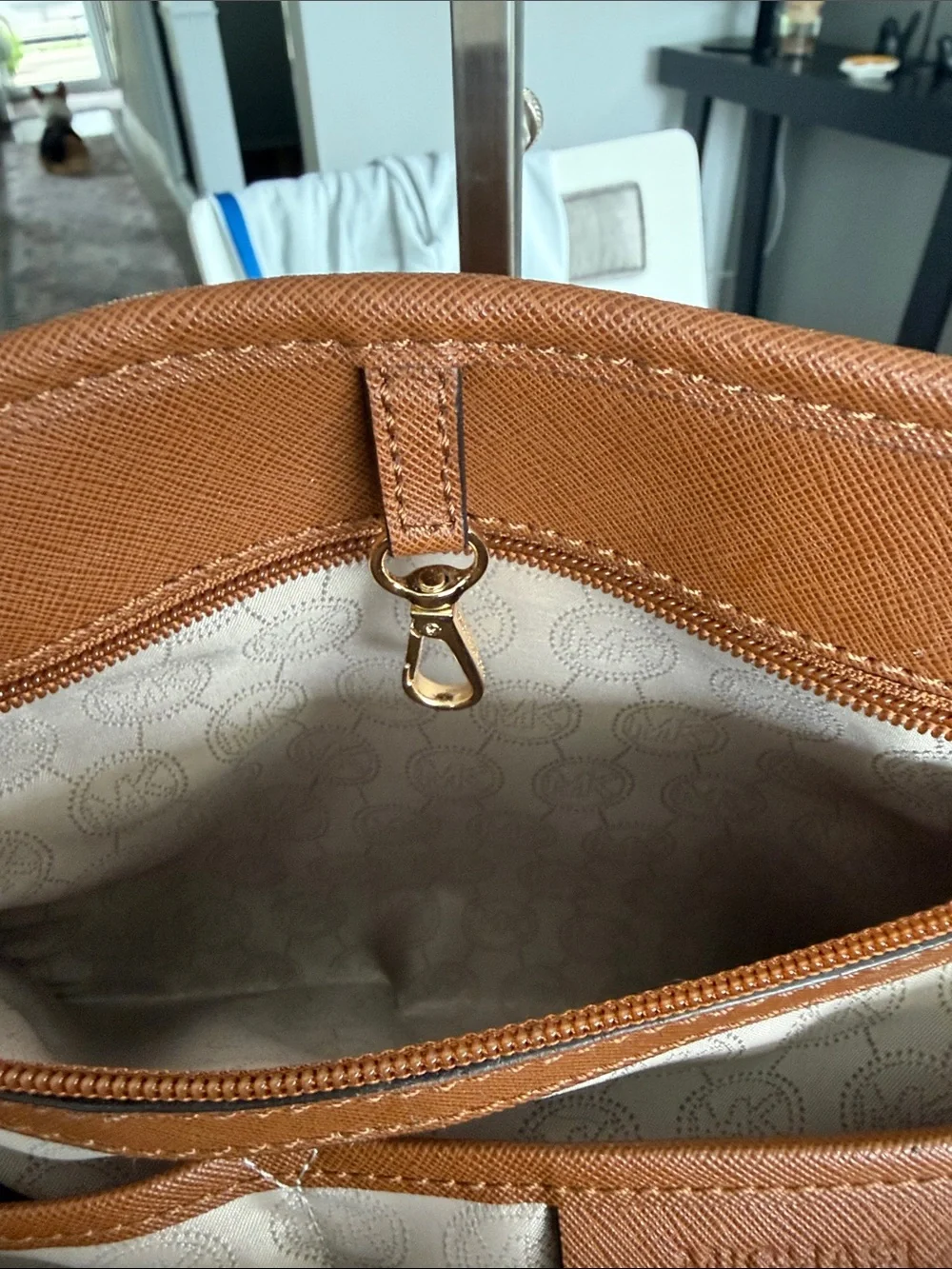 Michael Kors Tan Saffiano Leather Tote
